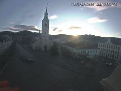 Náměstí, koste sv. Markéty