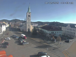 Náměstí, koste sv. Markéty