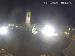 Náměstí, koste sv. Markéty