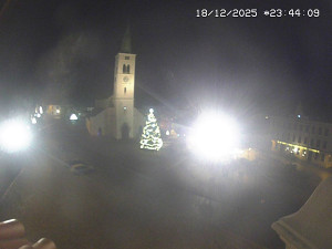 Město Kašperské Hory - Náměstí, koste sv. Markéty - 18.12.2025 v 22:45 Město Kašperské Hory - Náměstí, koste sv. Markéty - 18.12.2025 v 22:45