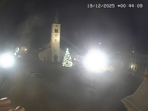Město Kašperské Hory - Náměstí, koste sv. Markéty - 18.12.2025 v 23:45 Město Kašperské Hory - Náměstí, koste sv. Markéty - 18.12.2025 v 23:45