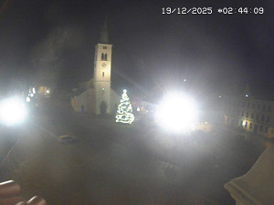 Město Kašperské Hory - Náměstí, koste sv. Markéty - 19.12.2025 v 01:45 Město Kašperské Hory - Náměstí, koste sv. Markéty - 19.12.2025 v 01:45