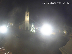 Město Kašperské Hory - Náměstí, koste sv. Markéty - 19.12.2025 v 03:15 Město Kašperské Hory - Náměstí, koste sv. Markéty - 19.12.2025 v 03:15