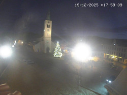 Náměstí, koste sv. Markéty