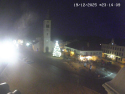 Náměstí, koste sv. Markéty