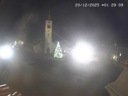 Náměstí, koste sv. Markéty