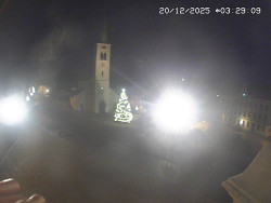 Náměstí, koste sv. Markéty