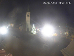 Náměstí, koste sv. Markéty