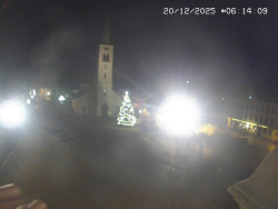 Náměstí, koste sv. Markéty