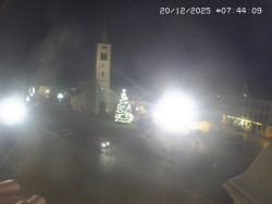 Náměstí, koste sv. Markéty