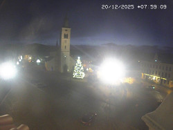 Náměstí, koste sv. Markéty