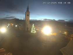 Náměstí, koste sv. Markéty