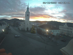 Náměstí, koste sv. Markéty