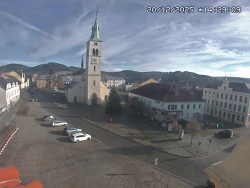 Náměstí, koste sv. Markéty