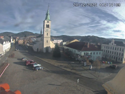 Náměstí, koste sv. Markéty