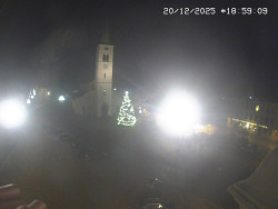 Náměstí, koste sv. Markéty