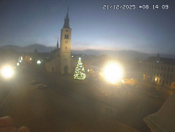 Náměstí, koste sv. Markéty