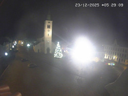 Náměstí, koste sv. Markéty