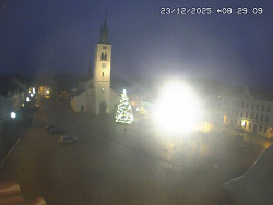 Náměstí, koste sv. Markéty