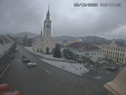 Náměstí, koste sv. Markéty