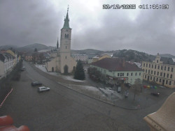 Náměstí, koste sv. Markéty