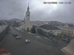 Náměstí, koste sv. Markéty