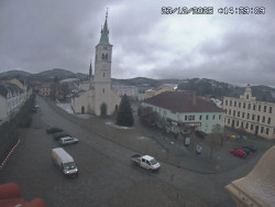 Náměstí, koste sv. Markéty