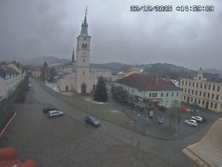 Náměstí, koste sv. Markéty