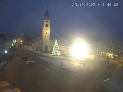 Náměstí, koste sv. Markéty