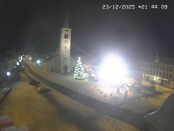 Náměstí, koste sv. Markéty