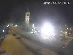 Náměstí, koste sv. Markéty