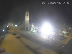 Náměstí, koste sv. Markéty