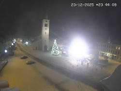 Náměstí, koste sv. Markéty