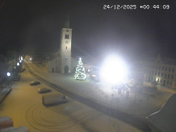 Náměstí, koste sv. Markéty