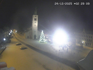 Město Kašperské Hory - Náměstí, koste sv. Markéty - 24.12.2025 v 01:30 Město Kašperské Hory - Náměstí, koste sv. Markéty - 24.12.2025 v 01:30