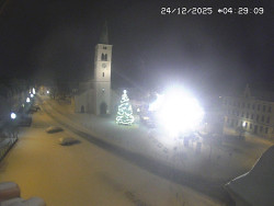 Náměstí, koste sv. Markéty