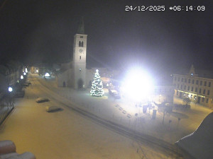 Město Kašperské Hory - Náměstí, koste sv. Markéty - 24.12.2025 v 05:15 Město Kašperské Hory - Náměstí, koste sv. Markéty - 24.12.2025 v 05:15