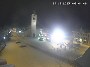 Město Kašperské Hory - Náměstí, koste sv. Markéty - 24.12.2025 v 05:45 Město Kašperské Hory - Náměstí, koste sv. Markéty - 24.12.2025 v 05:45