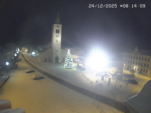Město Kašperské Hory - Náměstí, koste sv. Markéty - 24.12.2025 v 07:15 Město Kašperské Hory - Náměstí, koste sv. Markéty - 24.12.2025 v 07:15
