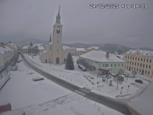 Město Kašperské Hory - Náměstí, koste sv. Markéty - 24.12.2025 v 10:15 Město Kašperské Hory - Náměstí, koste sv. Markéty - 24.12.2025 v 10:15