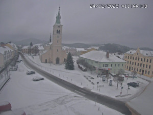 Město Kašperské Hory - Náměstí, koste sv. Markéty - 24.12.2025 v 10:45 Město Kašperské Hory - Náměstí, koste sv. Markéty - 24.12.2025 v 10:45