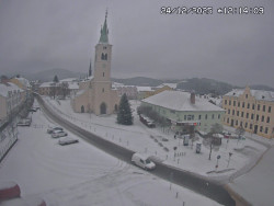 Náměstí, koste sv. Markéty