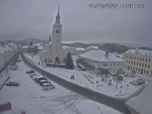 Město Kašperské Hory - Náměstí, koste sv. Markéty - 24.12.2025 v 14:15 Město Kašperské Hory - Náměstí, koste sv. Markéty - 24.12.2025 v 14:15