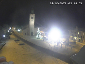 Město Kašperské Hory - Náměstí, koste sv. Markéty - 24.12.2025 v 20:45 Město Kašperské Hory - Náměstí, koste sv. Markéty - 24.12.2025 v 20:45