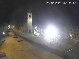 Město Kašperské Hory - Náměstí, koste sv. Markéty - 24.12.2025 v 23:45 Město Kašperské Hory - Náměstí, koste sv. Markéty - 24.12.2025 v 23:45
