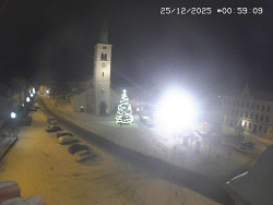 Náměstí, koste sv. Markéty