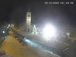 Náměstí, koste sv. Markéty