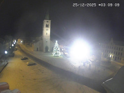 Náměstí, koste sv. Markéty