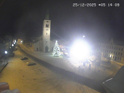 Náměstí, koste sv. Markéty