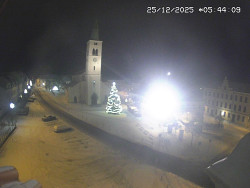 Náměstí, koste sv. Markéty